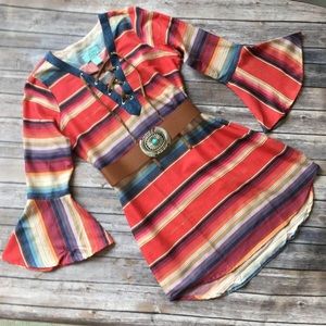Tasha Polizzi Lonesome Valley Serape Dress(NWT)